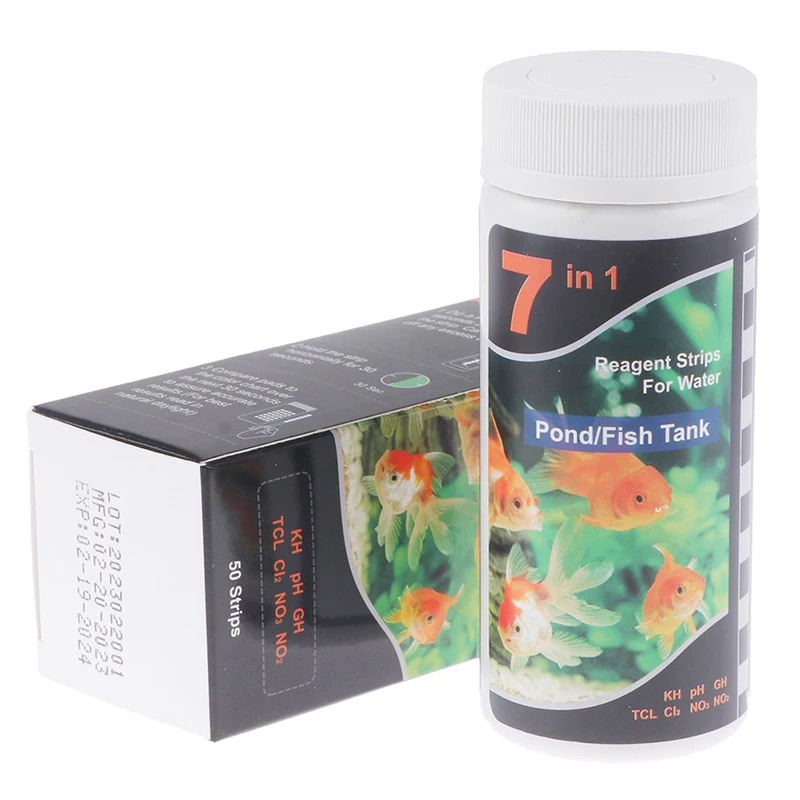 Aquarium Fish In Pond - Тестовая полоса PH 7-в-1, комплект для