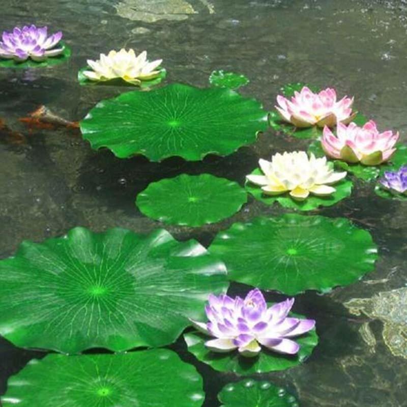 Aquarium Fish In Pond - Искусственные листья лотоса 2026 без цветов