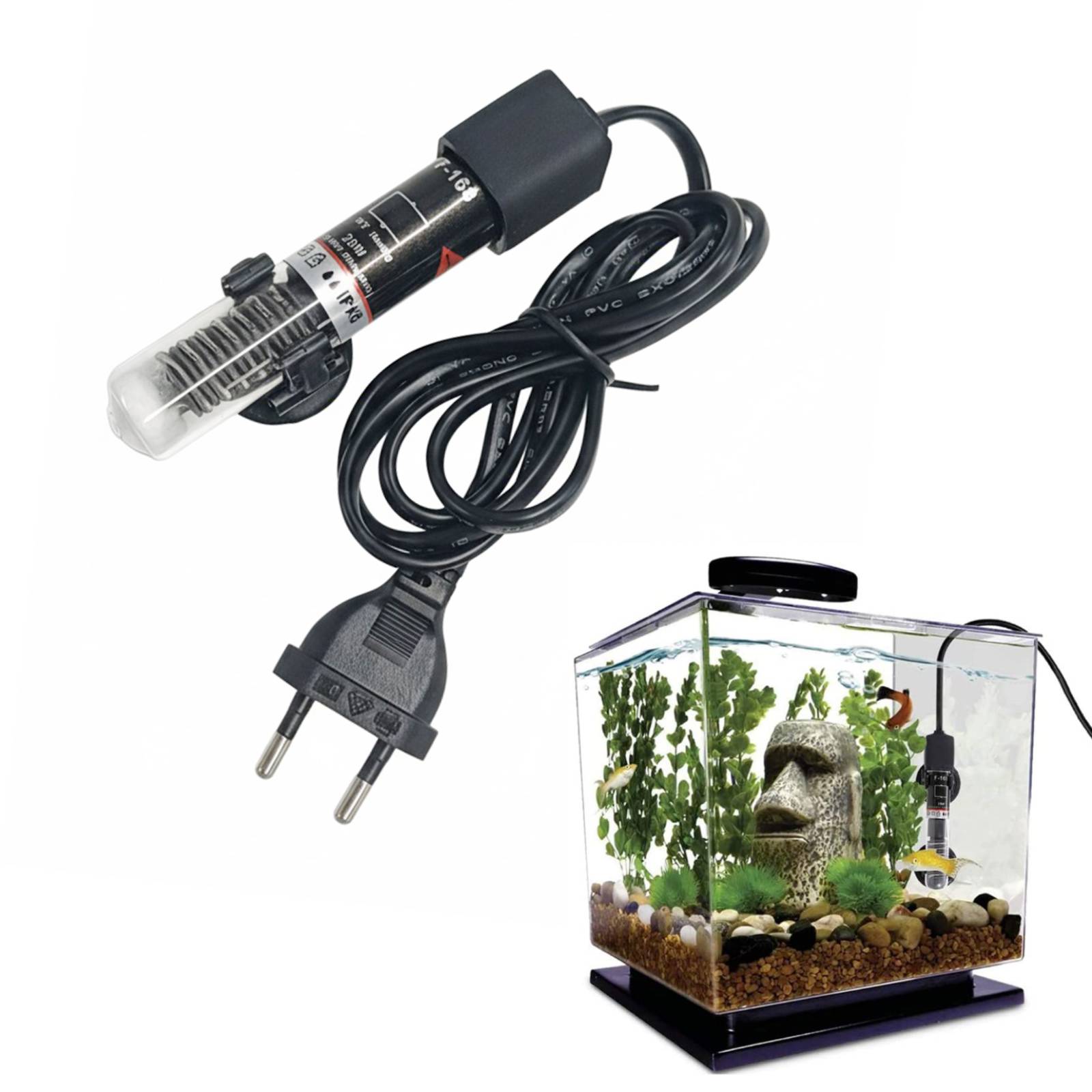 Aquarium Heater Submersible - Мини-нагреватель для аквариума, погружной аквариум, вода,
