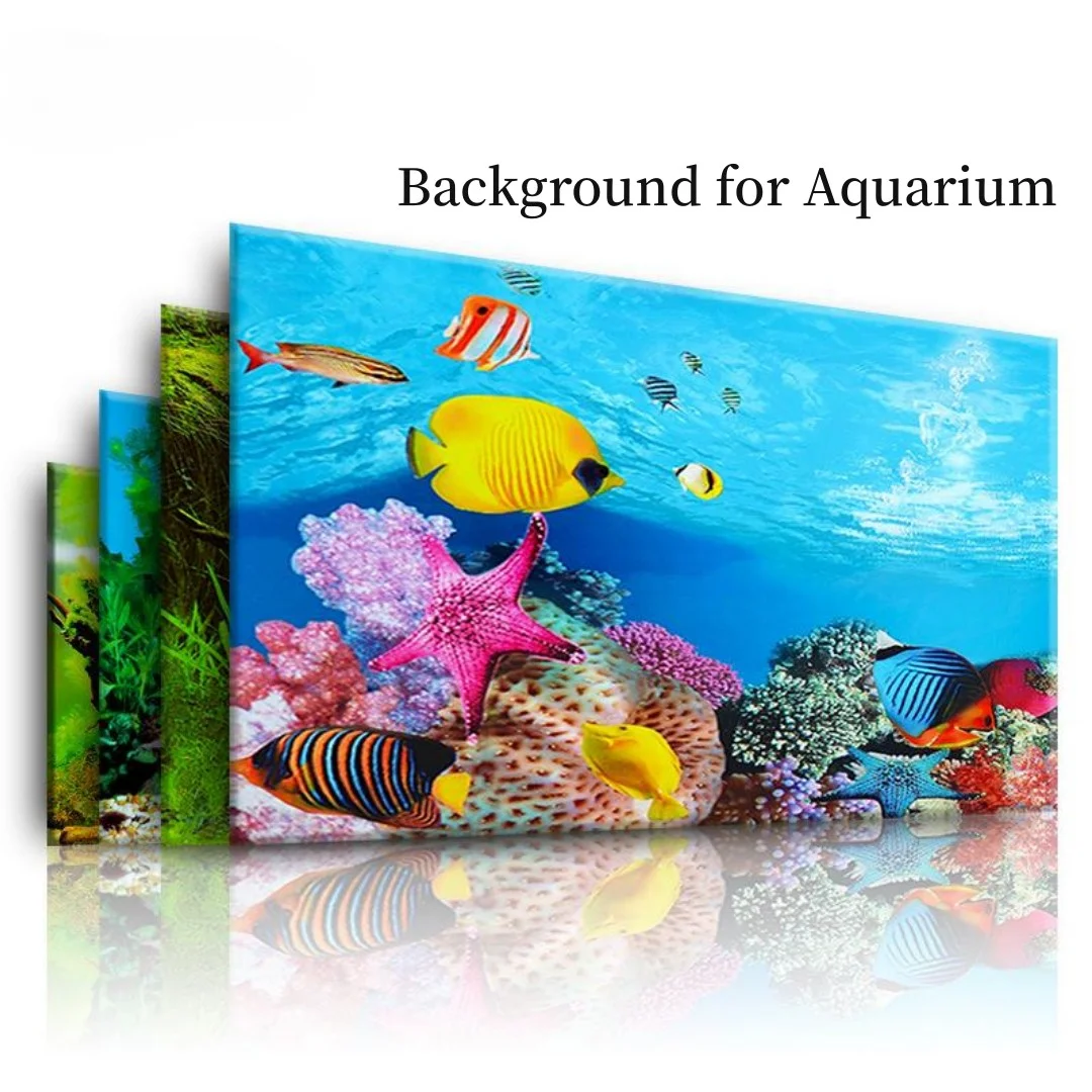 Aquarium Fish Only - Фон для аквариума, 3D наклейка, украшение