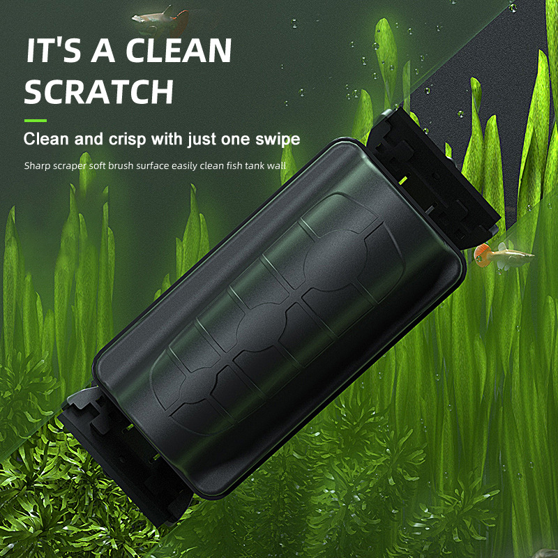 Algae Scraper Blade - Новый магнитный скребок для аквариума, двойной