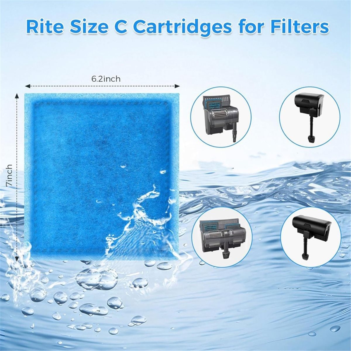 Aquarium Fish Rate - 《ТОП-РЕЙТИНГ》10 шт. сменных картриджей для аквариумных