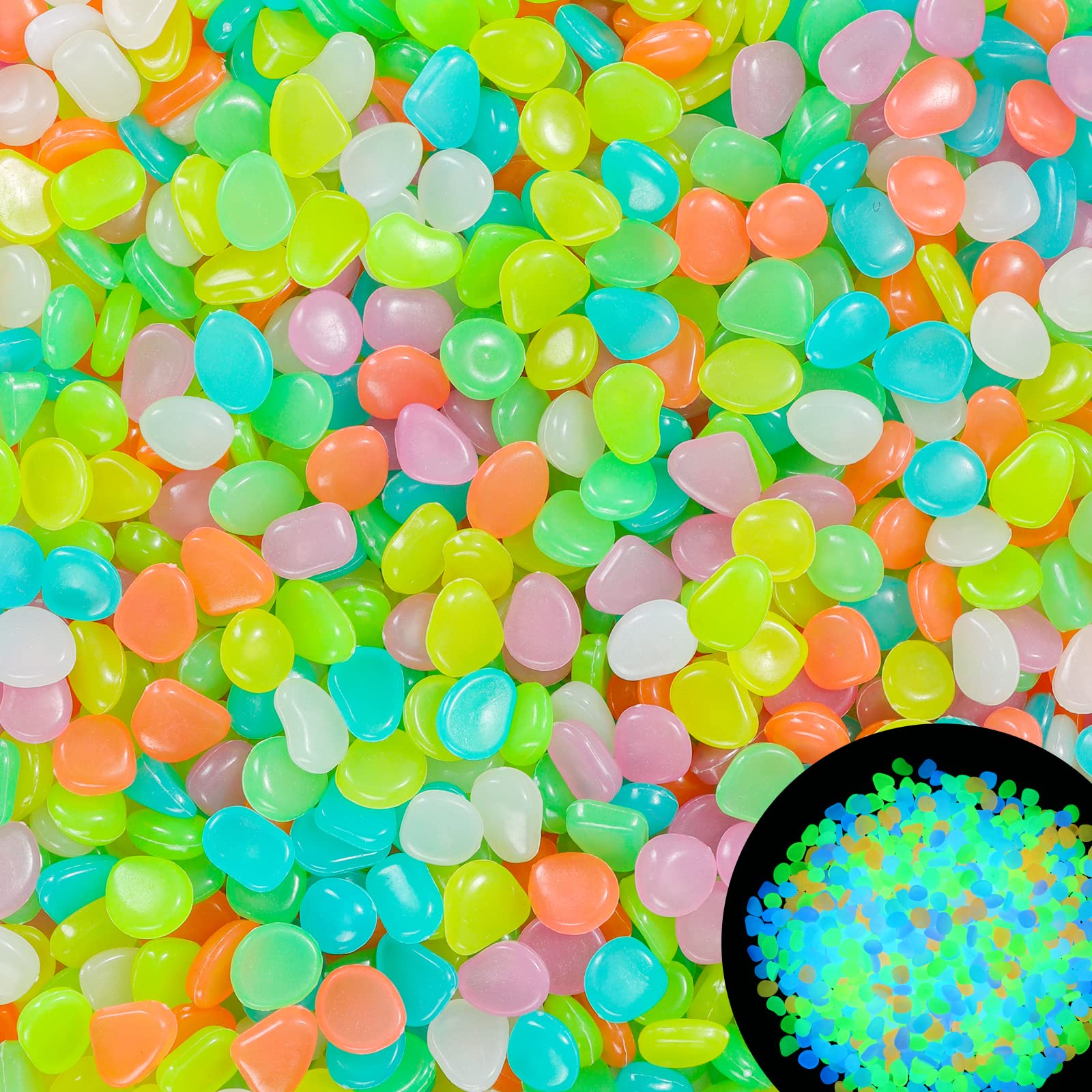 Aquarium Fish Glow In The Dark - 100 шт. светящиеся в темноте садовые