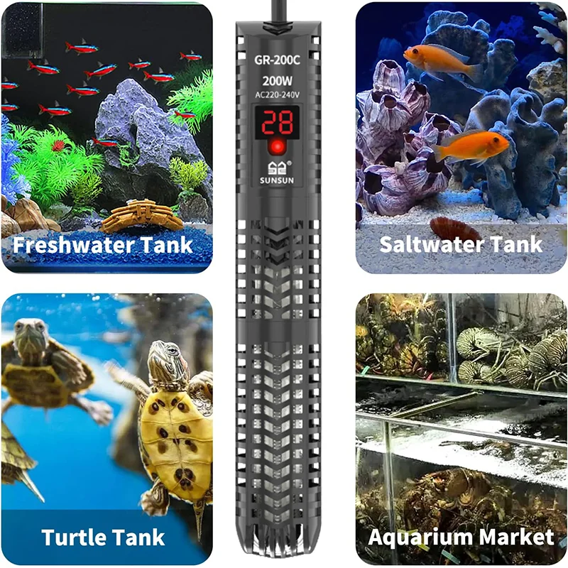 Погружной нагреватель для аква – обзор и цена Aquarium Heater Submersible