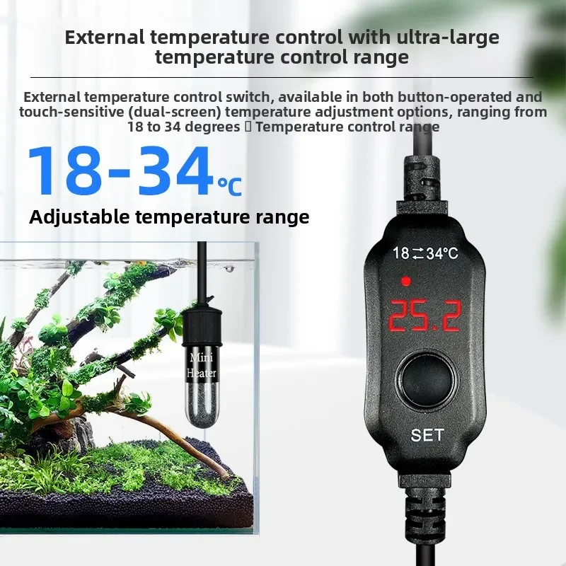 Универсальный мини-нагреватель – обзор и цена Aquarium Heater Submersible