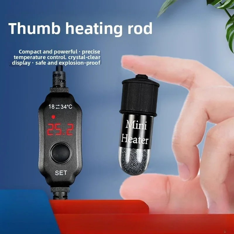 Универсальный мини-нагреватель – обзор и цена Aquarium Heater Submersible