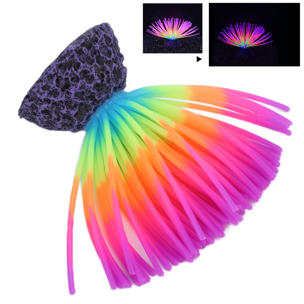 Красочные силиконовые кораллы  – обзор и цена Aquarium Fish Rainbow