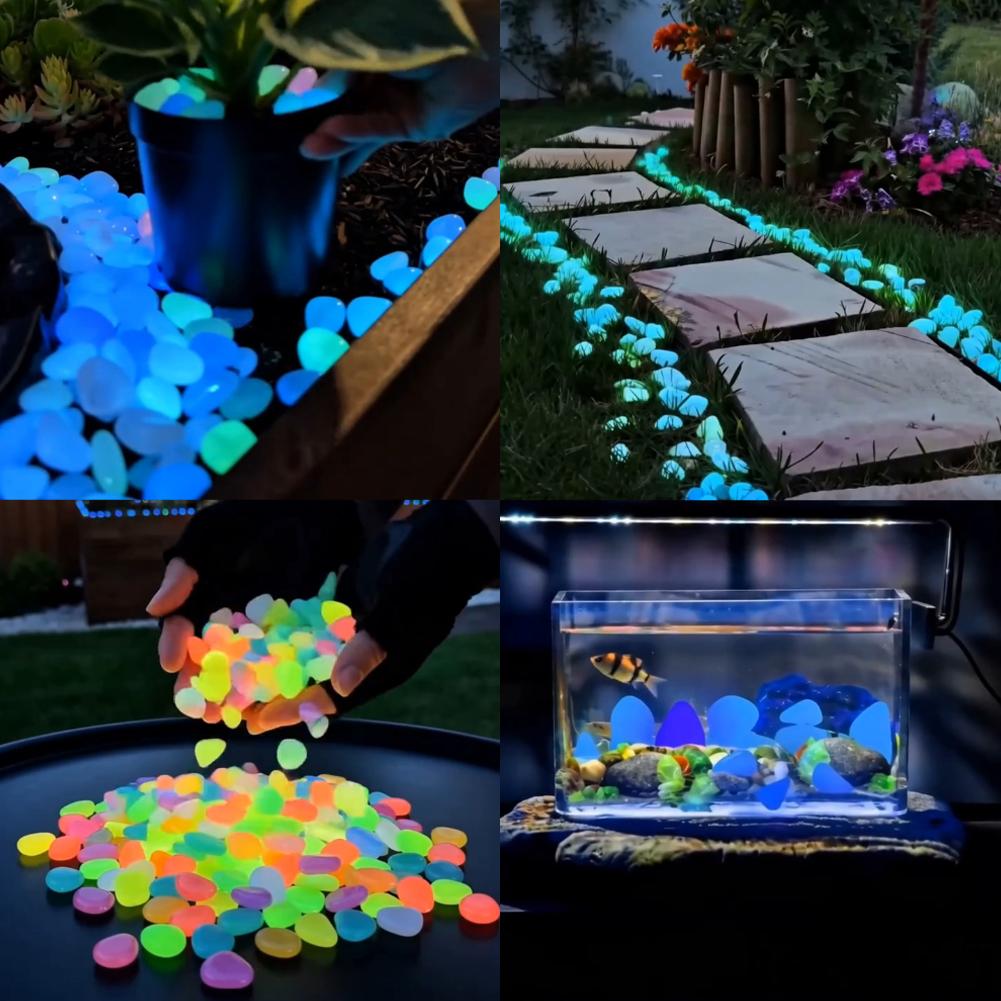 200/1000 шт. светящихся камней – обзор и цена Aquarium Fish Glow In The Dark