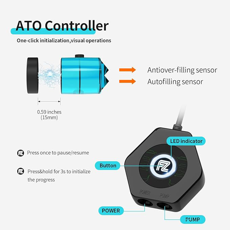 Fzone ATO580 Автоматическая си – обзор и цена Aquarium Auto Top Off