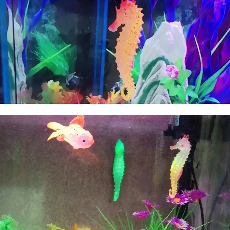 Украшения для аквариума, имита – обзор и цена Aquarium Fish Glow In The Dark