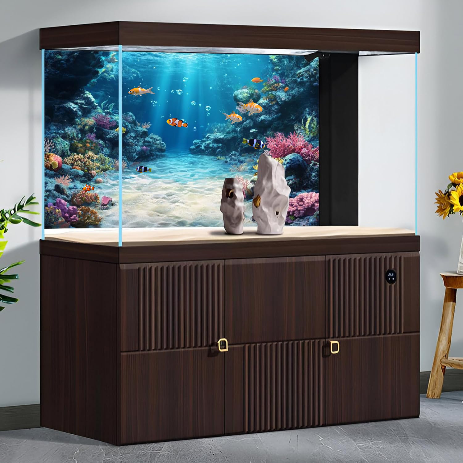 Рисунок на фоне аквариума «Рад – обзор и цена Aquarium Fish Rainbow