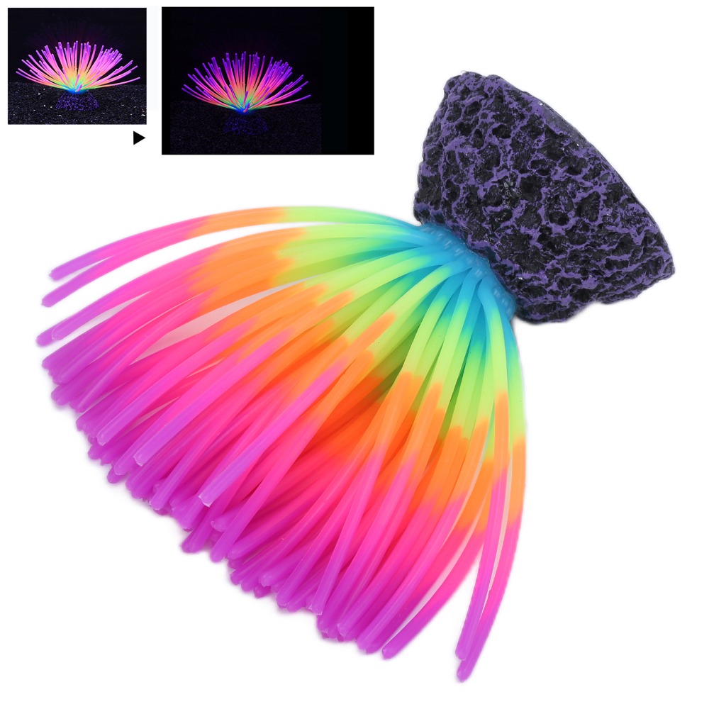 Цветные силиконовые кораллы дл – обзор и цена Aquarium Fish Rainbow