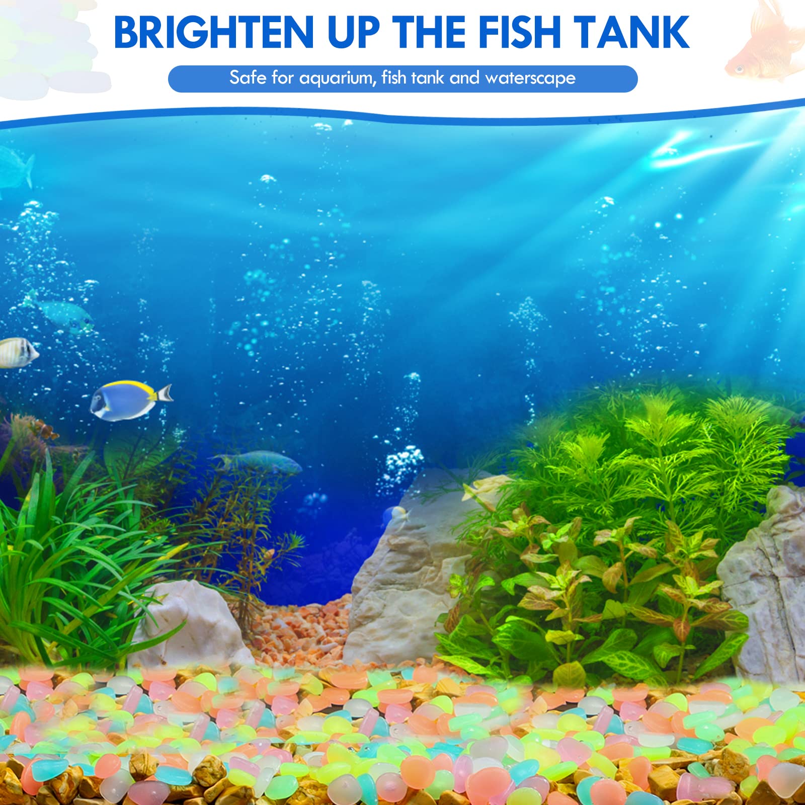 100 шт. светящиеся в темноте с – обзор и цена Aquarium Fish Glow In The Dark