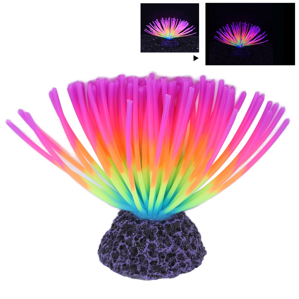 Красочные силиконовые кораллы  – обзор и цена Aquarium Fish Rainbow