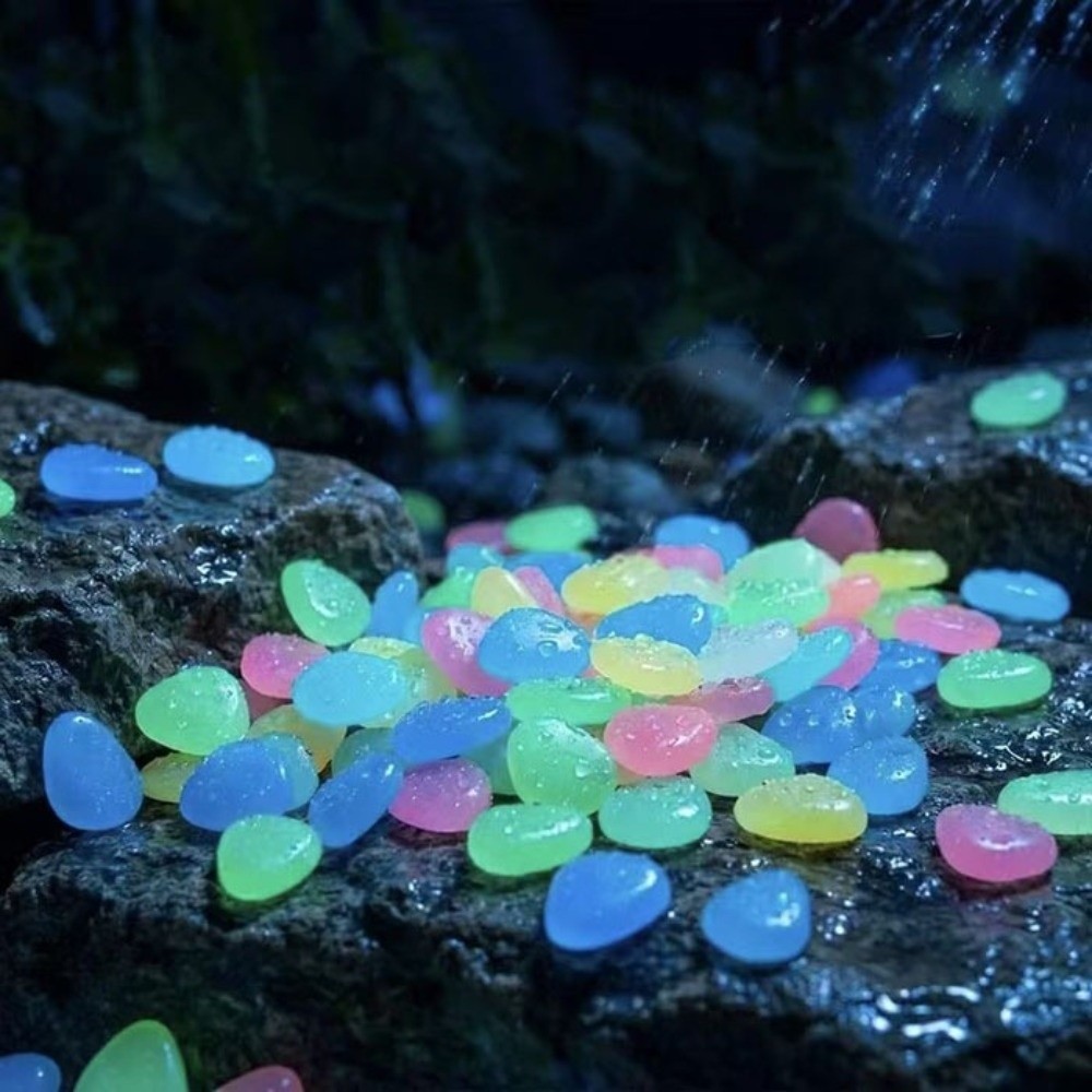 Светящиеся в темноте камни из  – обзор и цена Aquarium Fish Glow In The Dark